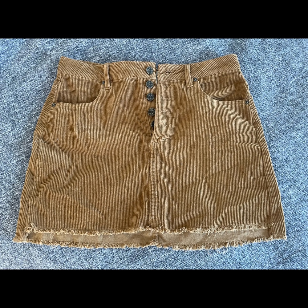 Corduroy skirt